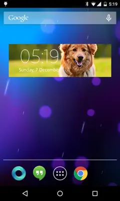 Clock Widget android App screenshot 0